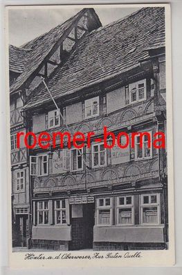 71940 Ak Höxter an der Oberweser Gasthof Zur guten Quelle um 1940