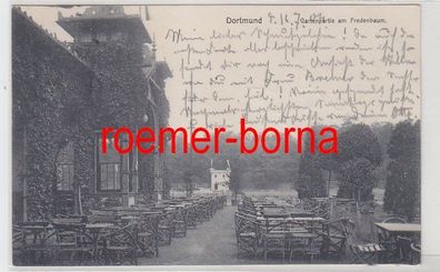 75652 Ak Dortmund Gartenpartie am Fredenbaum 1904
