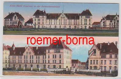 79755 Mehrbild Ak Köln Riehl Kasernen an der Boltensternstraße um 1910