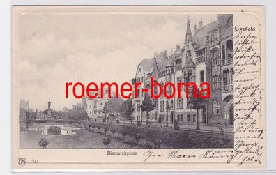 81434 Ak Crefeld Bismarckplatz 1903