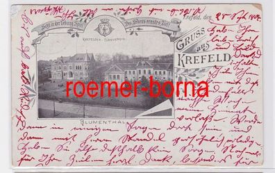 81441 Ak Gruss aus Krefeld Krefelder Turnverein Blumenthal 1904