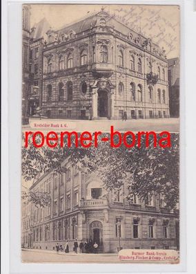 81550 Mehrbild Ak Krefeld Krefelder Bank und Barmer Bank-Verein 1911