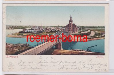 82298 Ak Dortmund Hafen 1901