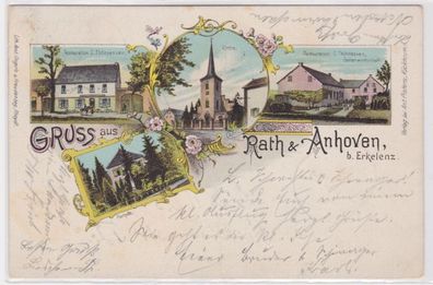 98994 Ak Lithographie Gruß aus Rath & Anhoven bei Erkelenz 1901