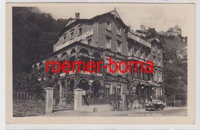 32637 Ak Bacharach am Rhein Hotel Herbrecht um 1930
