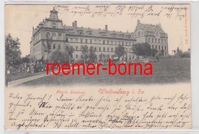 07479 Ak Waldenburg in Sachsen fürstliches Seminar 1901