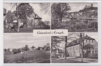 25488 Mehrbild Ak Günsdorf im Erzgebirge um 1960