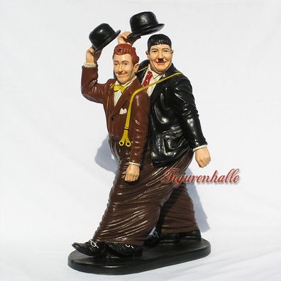 Dick & Doof Latzhose Laurel und Hardy Dekofigur Statue Skulptur DvD Figur
