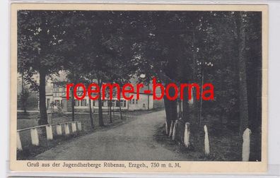 71375 Ak Gruß aus der Jugendherberge Rübenau Erzgebirge um 1930