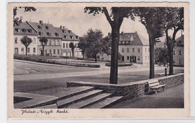 80457 Ak Jöhstadt im Erzgebirge Markt um 1940