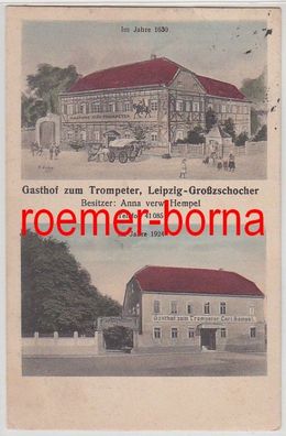80723 Mehrbild Ak Leipzig Großzschocher Gasthof zum Trompeter um 1910