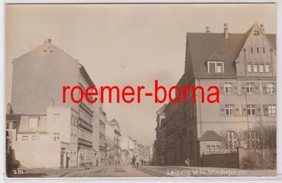 81530 Foto Ak Leipzig Windorferstrasse um 1920