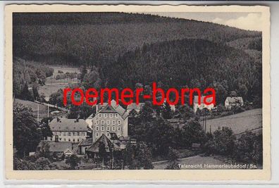 81533 Ak Talansicht von Hammerleubsdorf Sachsen Baumanns guter Gasthof 1937