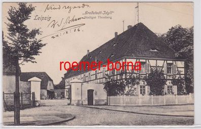 86938 Ak Leipzig 'Großstadt-Idyll' Stadtgut Thonberg 1906