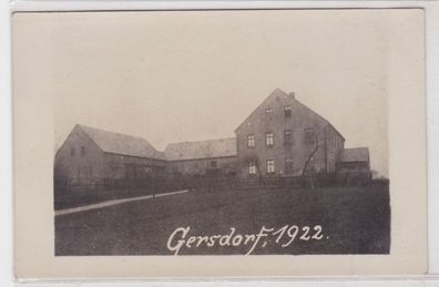 91315 Foto AK Gersdorf - Dreiseitenhof 1922