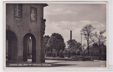 92095 Ak Limbach in Sachsen Platz der Nat. Erhebung 1937
