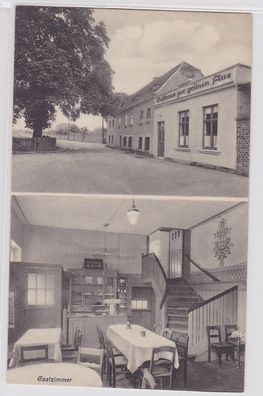 94094 Mehrbild Ak Lützschena Gasthaus zur grünen Aue um 1920