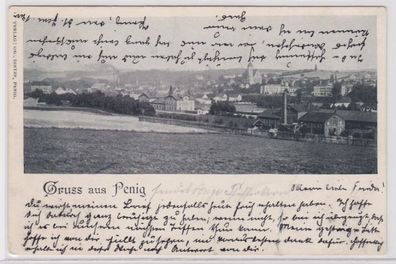 98345 Ak Gruss aus Penig - Panoramaansicht 1900