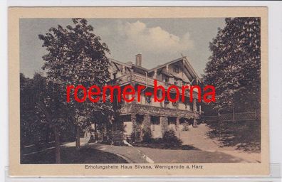 74369 Ak Wernigerode Harz Erholungsheim Haus Silvana um 1910