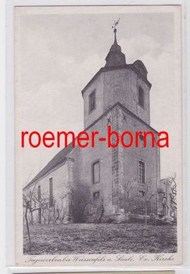 77691 Ak Tagewerben bei Weissenfels a. Saale Ev. Kirche um 1930
