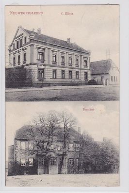92790 Mehrbild Ak Neuwegersleben C. Klietz und Domäne 1911