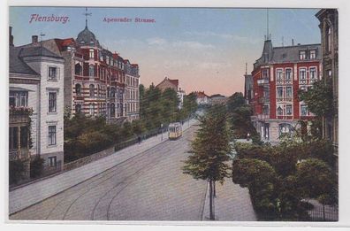06938 AK Flensburg - Apenrader Strasse, Straßenansicht mit Straßenbahn