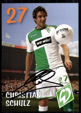 Christian Schulz Werder Bremen 2006-07 2. Karte Original Signiert + A 82471
