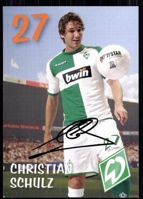 Christian Schulz Werder Bremen 2006-07 1. Karte Original Signiert + A 82448