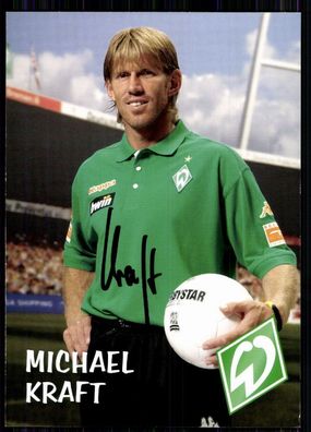 Michael Kraft Werder Bremen 2006-07 1. Karte Original Signiert + A 82431