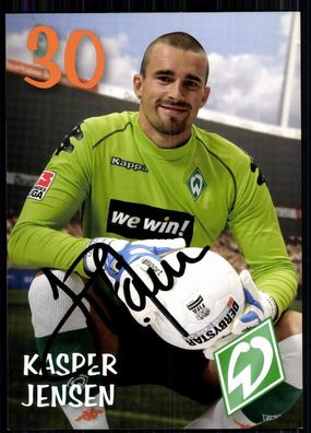 Kasper Jensen Werder Bremen 2006-07 2. Karte Original Signiert + A 82463
