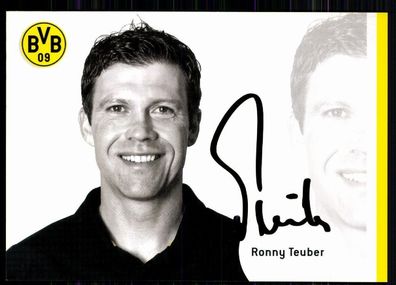 Ronny Teuber Borussia Dortmund 2006-07 Original Signiert + A 82486