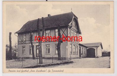84439 Ak Groß Timmendorf Pension und Gasthof 'Zum Landhaus' um 1930