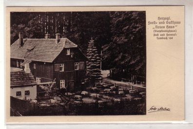28333 Ak Forst- und Gasthaus 'Neues Haus' Vierpfennighaus bei Tambach 1941