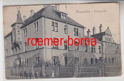 55705 Ak Meuselwitz Amtsgericht um 1910