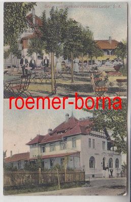 59832 Mehrbild Ak Gruss vom Kurhotel Forsthaus Lucka S.-A. um 1910