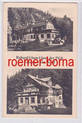 81142 Ak Richard Horn Haus der SVA Tabarz Thüringer Wald um 1950