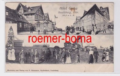 81610 Mehrbild Ak Inselsberg Thüringen Hotel Gotha 1905
