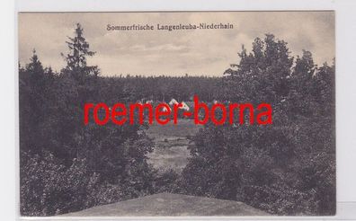 81914 Ak Sommerfrische Langenleuba-Niederhain 1919