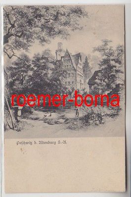 82140 Ak Poschwitz bei Altenburg S.-A. um 1910