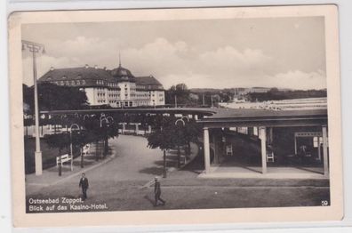 97526 Ak Ostseebad Zoppot (Sopot) Blick auf das Kasino Hotel um 1935