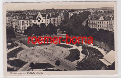 86014 Ak Stettin Szczecin Kaiser Wilhelm Platz 1937