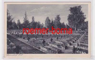 70050 Ak Lamsdorf O.S. Lambinowice Soldatenfriedhof um 1940