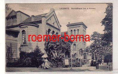 75413 Ak Liegnitz in Schlesien Schießhaus (Inh.A. Erdner) 1907