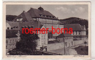 80879 Ak Waldenburg-Altwasser Stary Zdrój Neue Schule um 1930