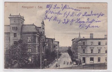 94452 Ak Königszelt Jaworzyna Slaska in Schlesien Friedrichstrasse um 1915