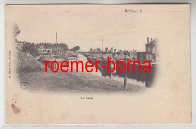 67047 Ak Béthune Frankreich le Canal um 1900