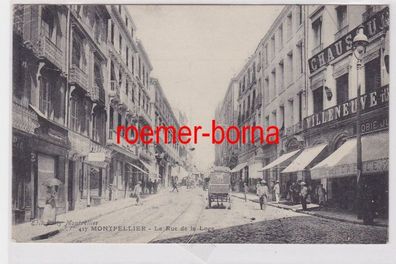 85370 Ak Montpellier La Rue de la Loge 1906