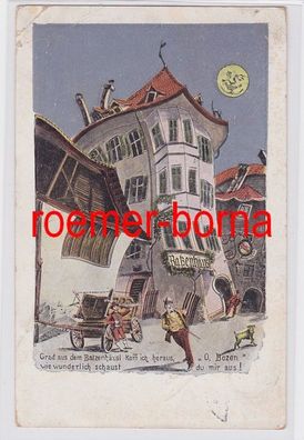 80443 Künstler Ak Bozen Batzenhäusl 1903