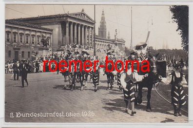 81698 Foto Ak II. Bundesturnfest Wien 1926 Festumzug