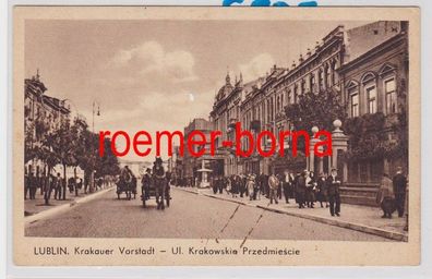 85136 Ak Lublin Krakauer Vorstadt Ul. Krakowskie Przedmiescie um 1940